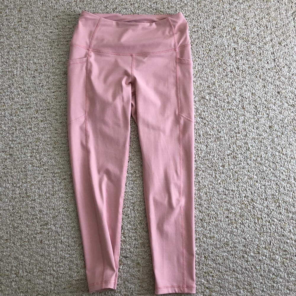 victoria secret sport light pink legging capri
